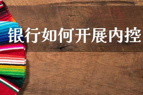 银行如何开展内控_https://m.ycdhulan.com_财经要闻_第1张