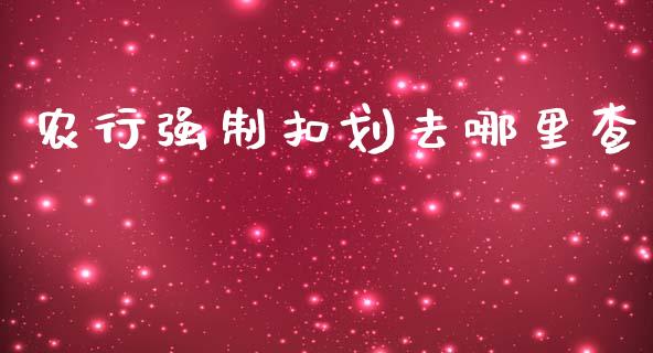 农行强制扣划去哪里查_https://m.ycdhulan.com_国际金融_第1张
