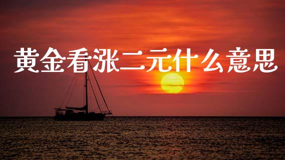 黄金看涨二元什么意思_https://m.ycdhulan.com_理财产品_第1张