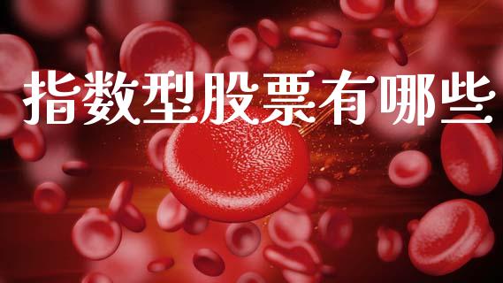 指数型股票有哪些_https://m.ycdhulan.com_证券新闻_第1张