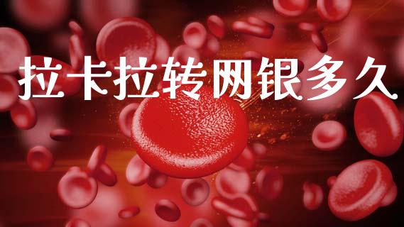 拉卡拉转网银多久_https://m.ycdhulan.com_期货交易_第1张
