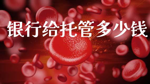 银行给托管多少钱_https://m.ycdhulan.com_股市在线_第1张