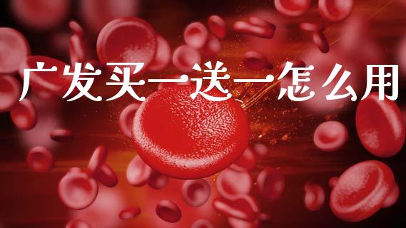 广发买一送一怎么用_https://m.ycdhulan.com_理财产品_第1张
