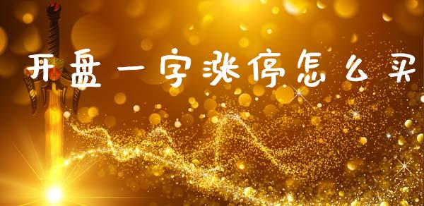 开盘一字涨停怎么买_https://m.ycdhulan.com_股市在线_第1张