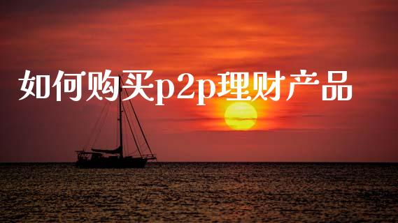 如何购买p2p理财产品_https://m.ycdhulan.com_期货交易_第1张