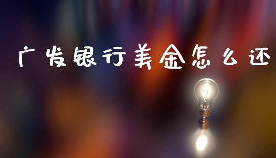 广发银行美金怎么还_https://m.ycdhulan.com_理财产品_第1张