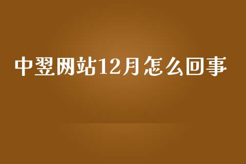 中翌网站12月怎么回事_https://m.ycdhulan.com_股市在线_第1张