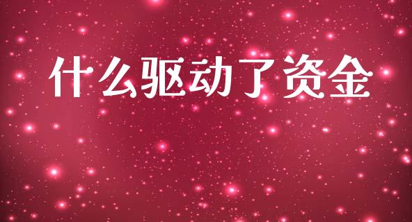 什么驱动了资金_https://m.ycdhulan.com_股市在线_第1张