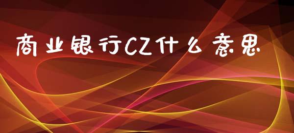 商业银行CZ什么意思_https://m.ycdhulan.com_财经要闻_第1张