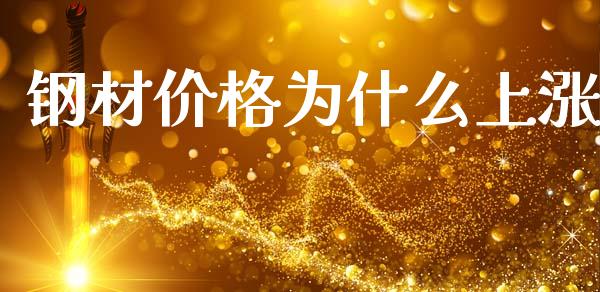 钢材价格为什么上涨_https://m.ycdhulan.com_财经要闻_第1张