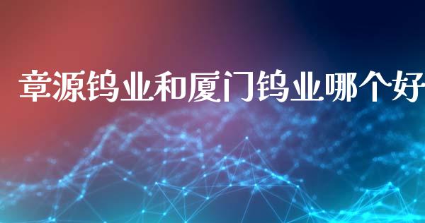 章源钨业和厦门钨业哪个好_https://m.ycdhulan.com_理财产品_第1张