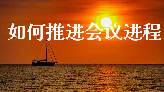 如何推进会议进程_https://m.ycdhulan.com_股市在线_第1张