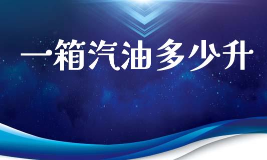 一箱汽油多少升_https://m.ycdhulan.com_股市在线_第1张