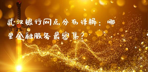 武汉银行网点分布详解：哪里金融服务最密集？_https://m.ycdhulan.com_期货交易_第1张