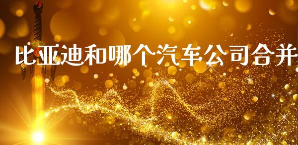 比亚迪和哪个汽车公司合并_https://m.ycdhulan.com_股市在线_第1张