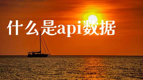 什么是api数据_https://m.ycdhulan.com_财经要闻_第1张