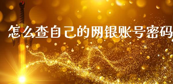 怎么查自己的网银账号密码_https://m.ycdhulan.com_财经要闻_第1张