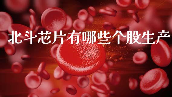 北斗芯片有哪些个股生产_https://m.ycdhulan.com_国际金融_第1张
