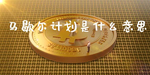 马歇尔计划是什么意思_https://m.ycdhulan.com_国际金融_第1张