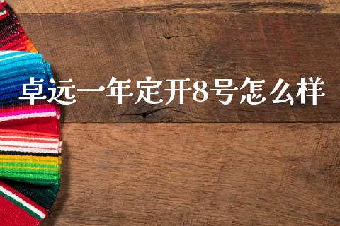 卓远一年定开8号怎么样_https://m.ycdhulan.com_财经要闻_第1张