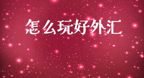 怎么玩好外汇_https://m.ycdhulan.com_国际金融_第1张