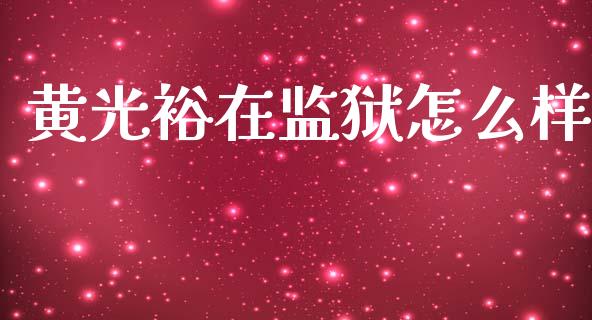 黄光裕在监狱怎么样_https://m.ycdhulan.com_股市在线_第1张