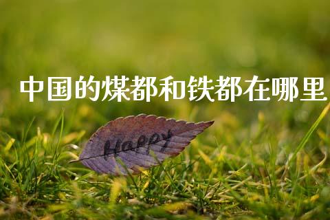 中国的煤都和铁都在哪里_https://m.ycdhulan.com_财经要闻_第1张