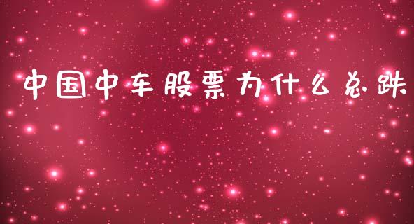 中国中车股票为什么总跌_https://m.ycdhulan.com_财经要闻_第1张