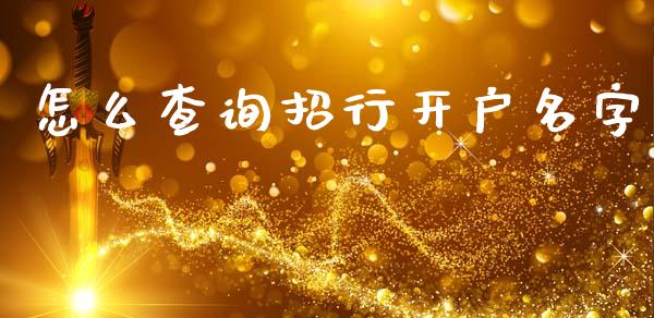 怎么查询招行开户名字_https://m.ycdhulan.com_理财产品_第1张