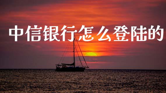 中信银行怎么登陆的_https://m.ycdhulan.com_股市在线_第1张