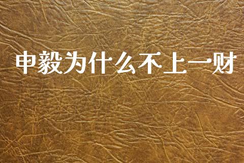申毅为什么不上一财_https://m.ycdhulan.com_财经要闻_第1张