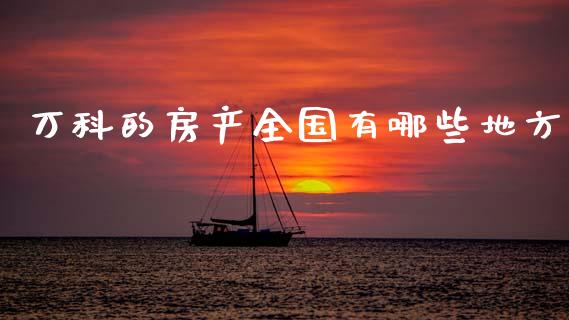 万科的房产全国有哪些地方_https://m.ycdhulan.com_财经要闻_第1张