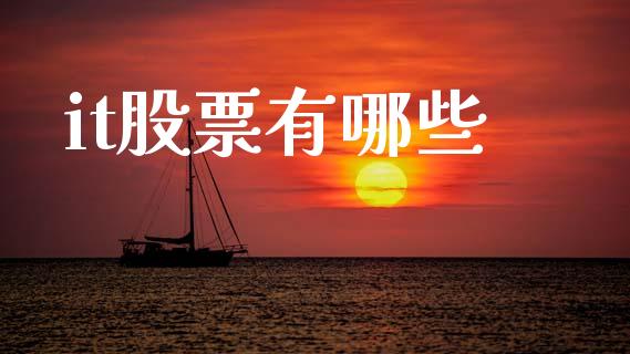 it股票有哪些_https://m.ycdhulan.com_证券新闻_第1张