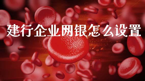 建行企业网银怎么设置_https://m.ycdhulan.com_股市在线_第1张