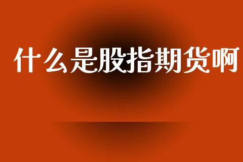 什么是股指期货啊_https://m.ycdhulan.com_证券新闻_第1张