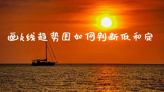 画k线趋势图如何判断低和定_https://m.ycdhulan.com_股市在线_第1张