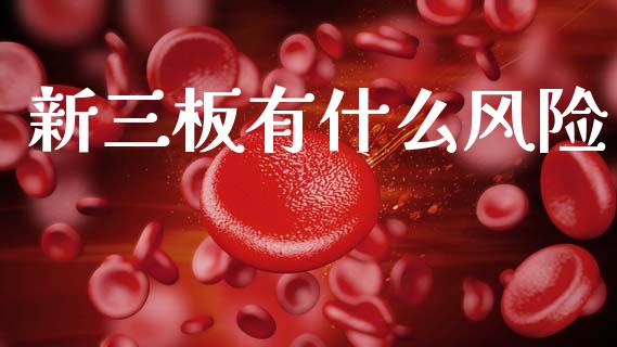 新三板有什么风险_https://m.ycdhulan.com_理财产品_第1张