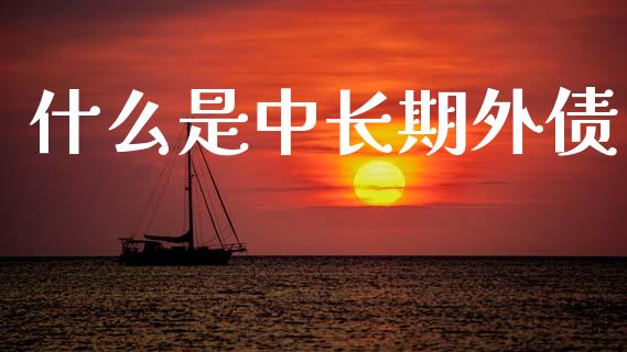 什么是中长期外债_https://m.ycdhulan.com_股市在线_第1张