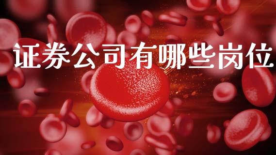 证券公司有哪些岗位_https://m.ycdhulan.com_理财产品_第1张