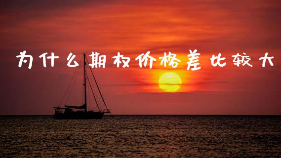 为什么期权价格差比较大_https://m.ycdhulan.com_理财产品_第1张