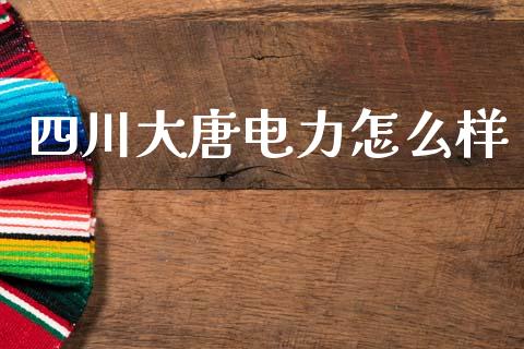 四川大唐电力怎么样_https://m.ycdhulan.com_股市在线_第1张