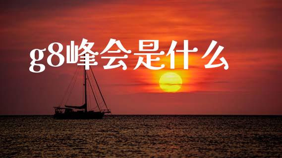 g8峰会是什么_https://m.ycdhulan.com_财经要闻_第1张