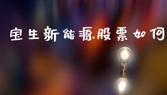 宝生新能源股票如何_https://m.ycdhulan.com_股市在线_第1张