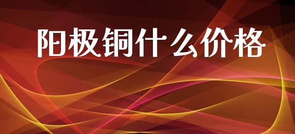 阳极铜什么价格_https://m.ycdhulan.com_期货交易_第1张