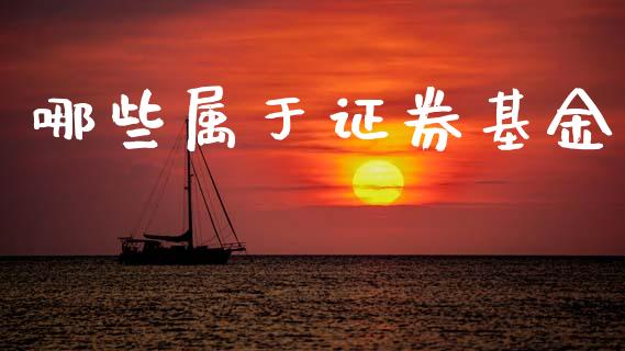 哪些属于证券基金_https://m.ycdhulan.com_股市在线_第1张