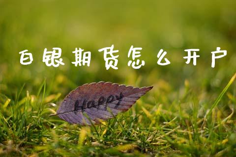 白银期货怎么开户_https://m.ycdhulan.com_理财产品_第1张