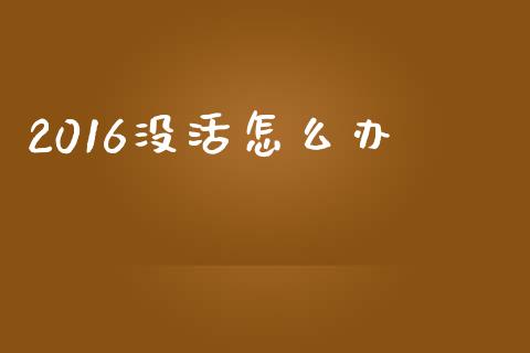 2016没活怎么办_https://m.ycdhulan.com_理财产品_第1张