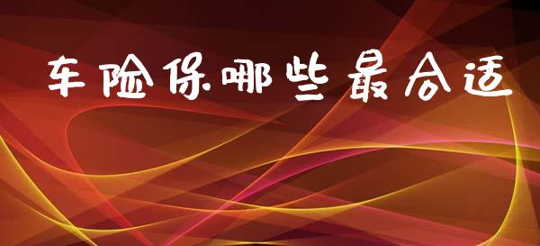 车险保哪些最合适_https://m.ycdhulan.com_财经要闻_第1张