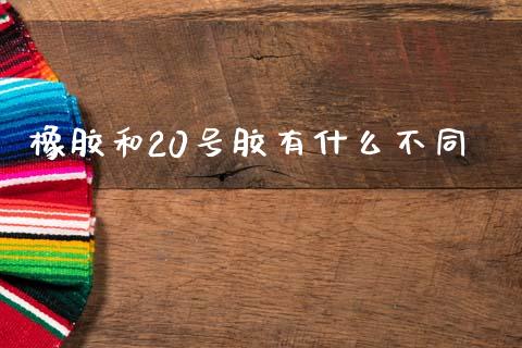 橡胶和20号胶有什么不同_期货交易_第1张_财经要闻_股市在线_理财产品_国际金融 橡胶和20号胶有什么不同_https://m.ycdhulan.com_期货交易_第1张