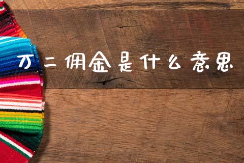 万二佣金是什么意思_https://m.ycdhulan.com_财经要闻_第1张